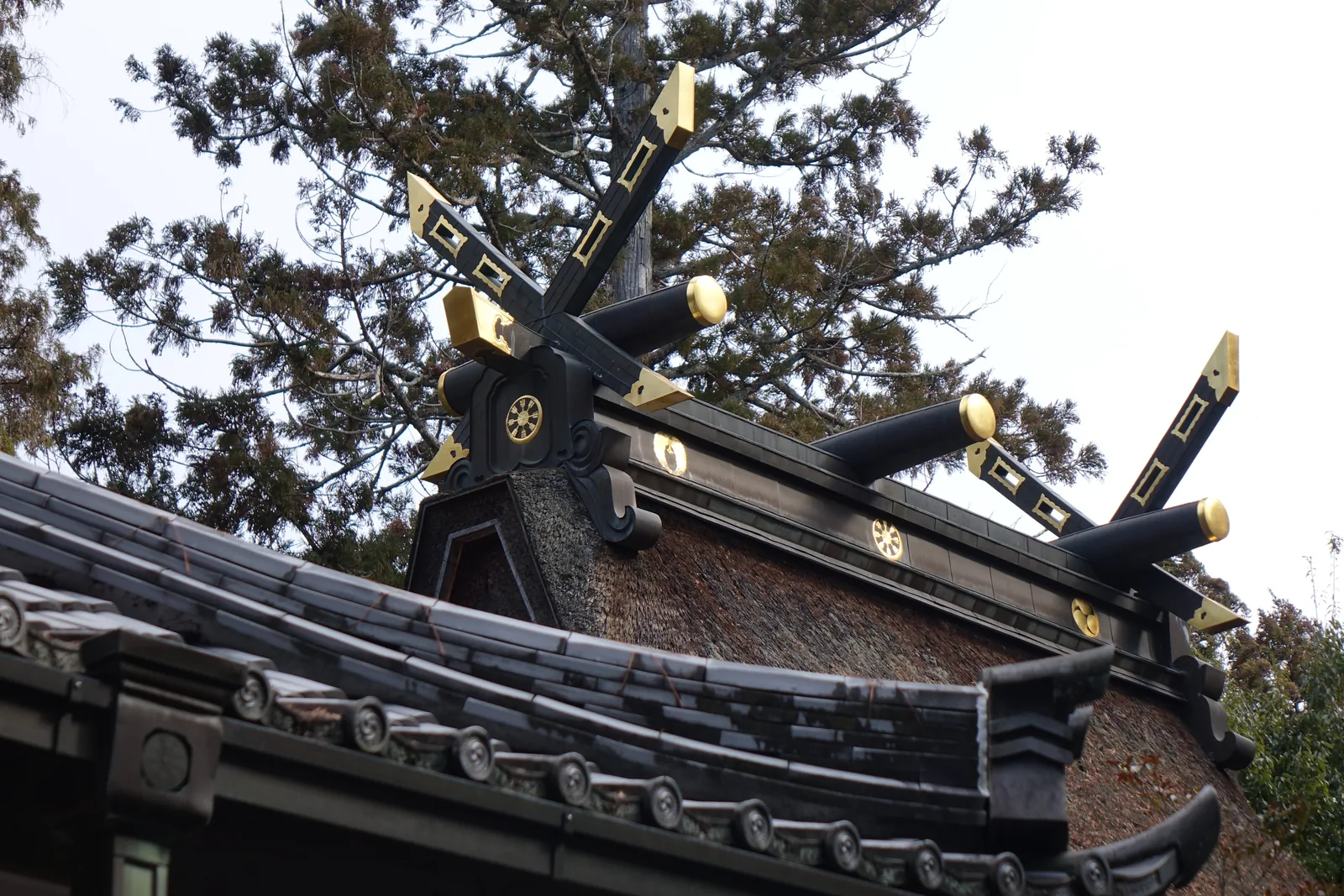 本殿的千木與鰹木